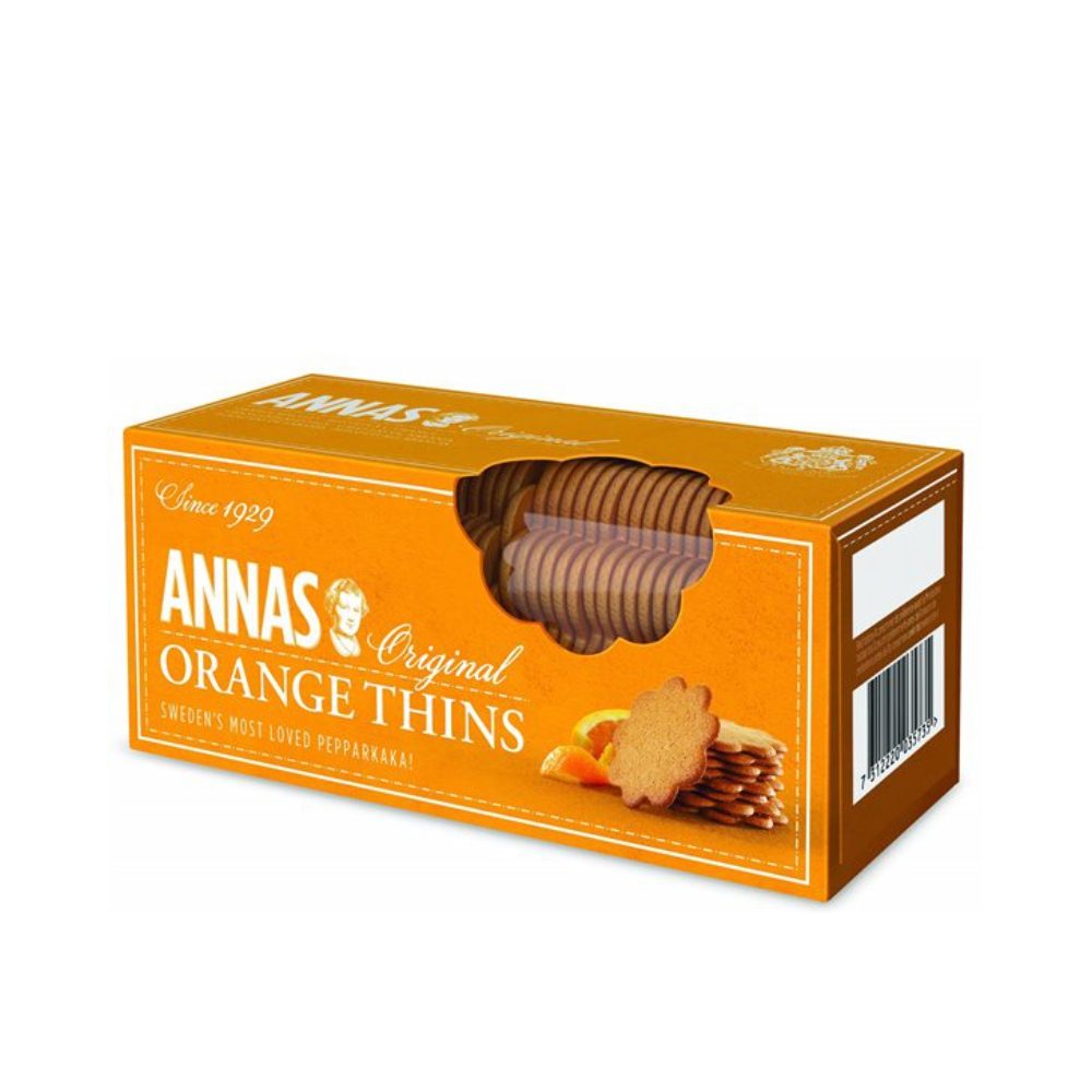 Annas Portakallı Bisküvi Orange Thins 150 Gr 5