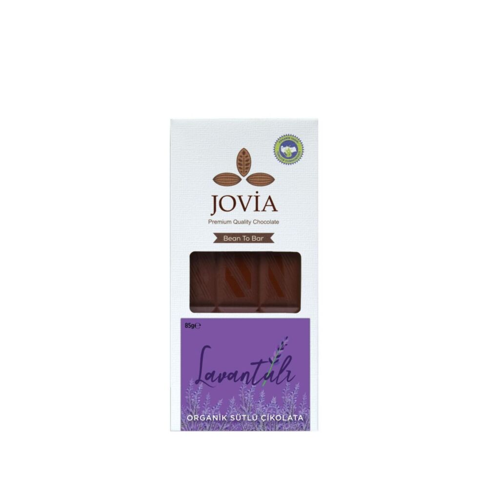 Jovia Organik Sütlü Lavantalı Çikolata 85 Gr 5