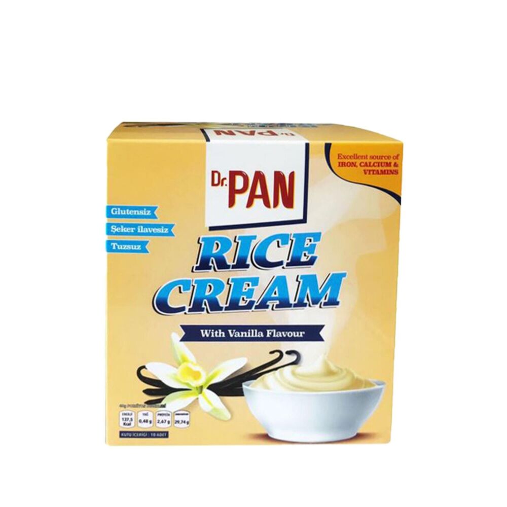 Dr. Pan Vanilya Aromalı Pirinç Kreması ( Rice Cream ) 400 Gr 5
