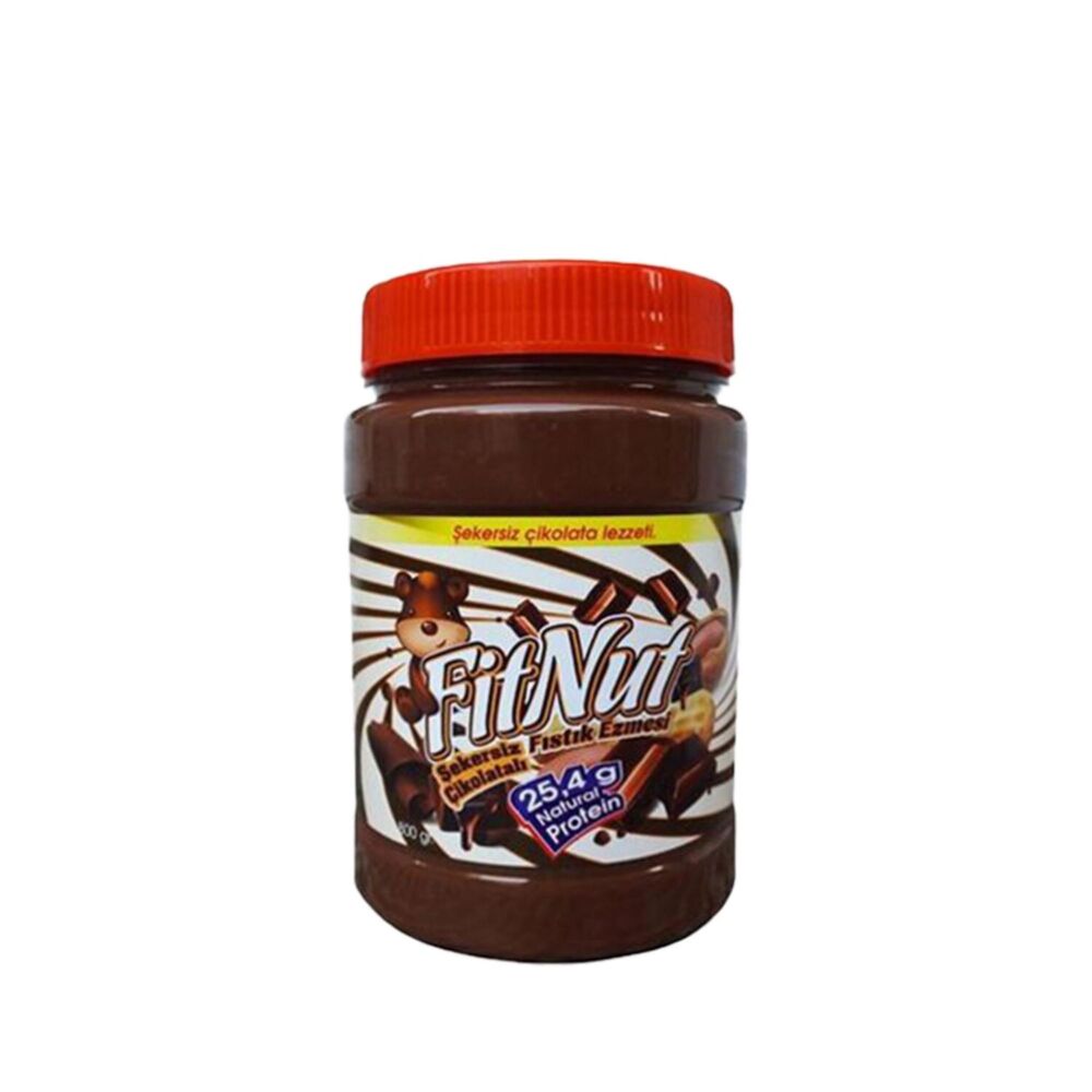 Fitnut Şeker İlavesiz Çikolatalı Fıstık Ezmesi 800 Gr 5