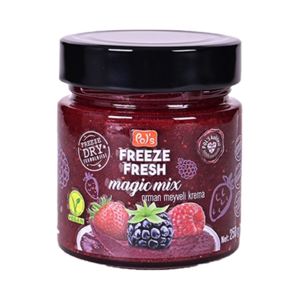 Pol's Freeze Fresh Magic Mix Orman Meyveli Doğal Meyve Kreması 250 Gr 5