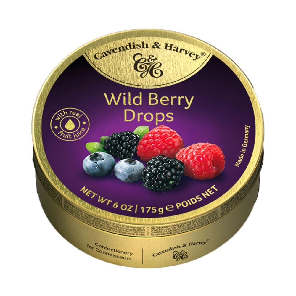 Cavendish Harvey Wild Berry Drops Kırmızı Orman Meyveli Şeker 175 Gr 5