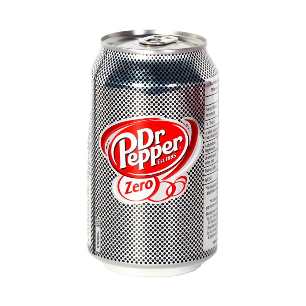 Dr Pepper Zero Karışık Aromalı Şekersiz Gazlı İçecek 330 Ml 5