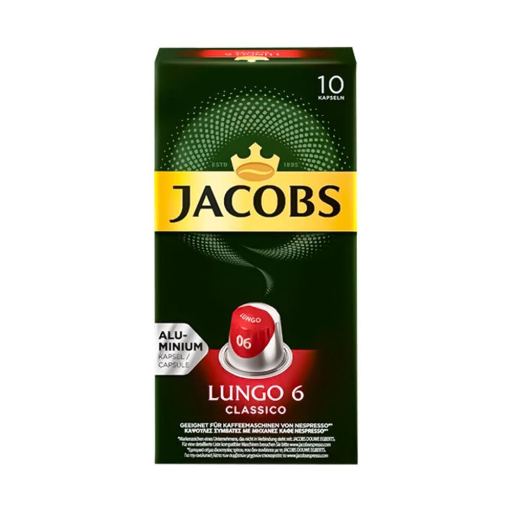 Jacobs Lungo 6 Classico Kapsül Kahve 10 Kapsül 5