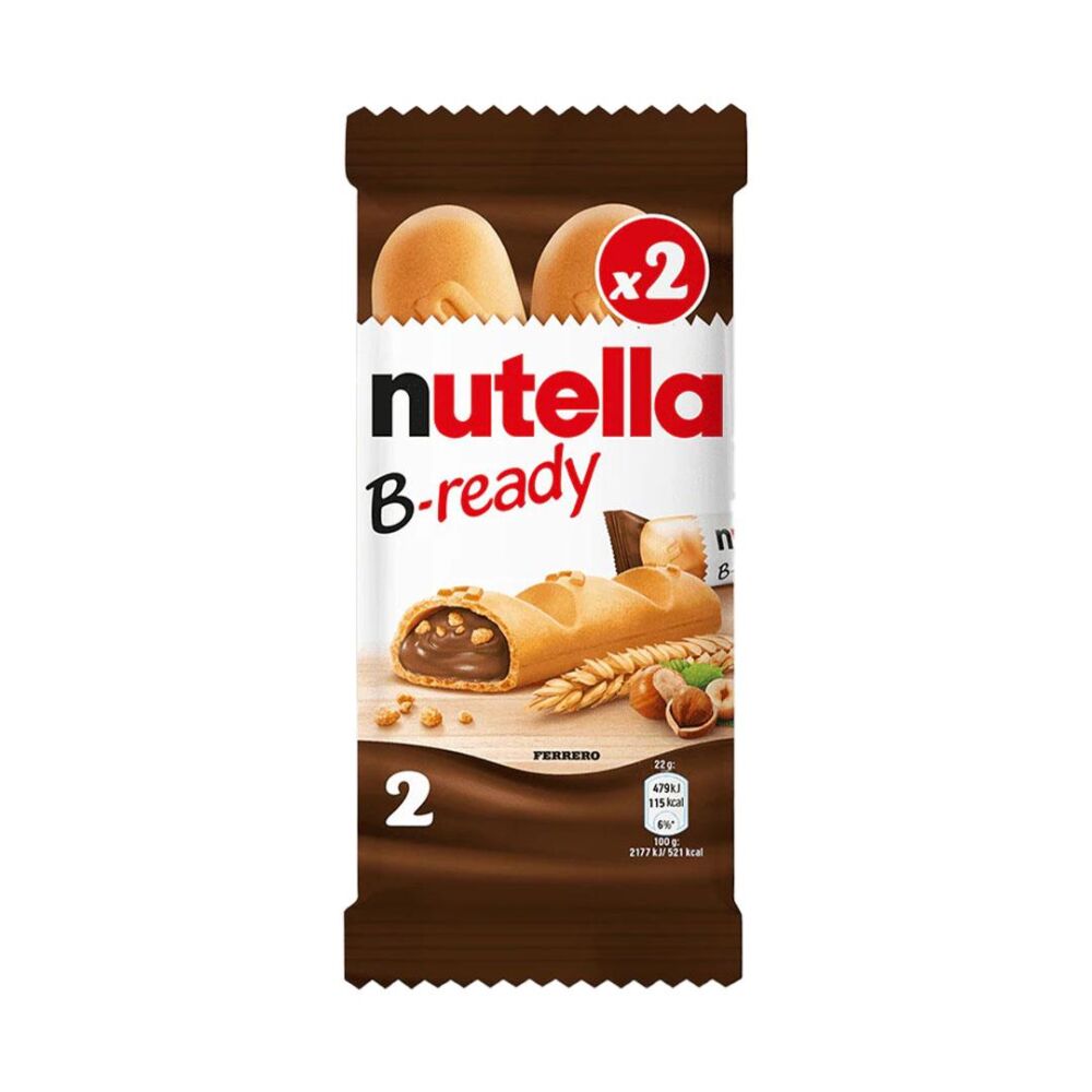 Nutella Ferrero B-Ready Çikolata Dolgulu Gofret 44 Gr 5