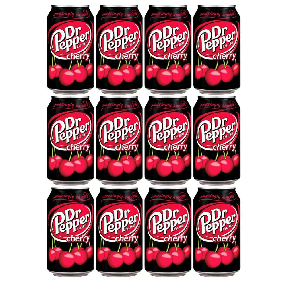 Dr Pepper Cherry Karışık Aromalı Gazlı İçecek 12 x 330 Ml 5