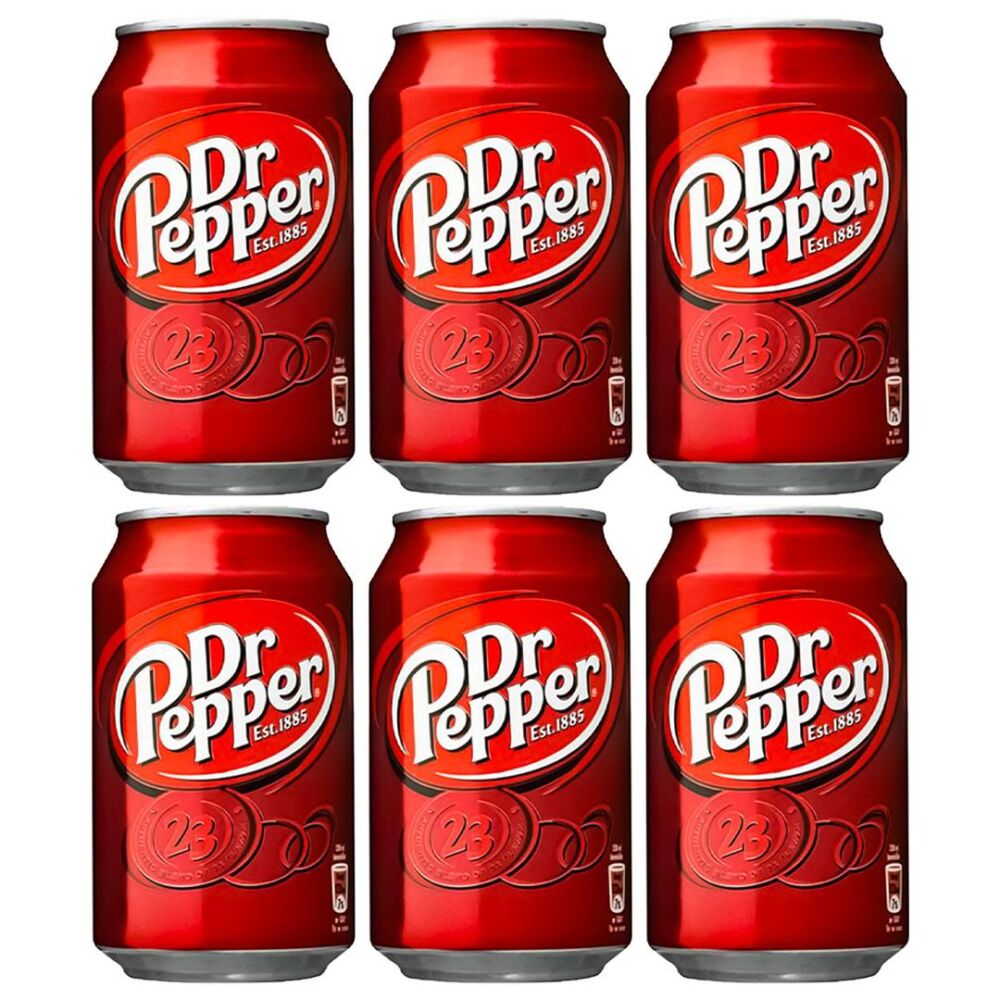Dr Pepper Karışık Aromalı Gazlı İçecek 6 x 330 Ml 5