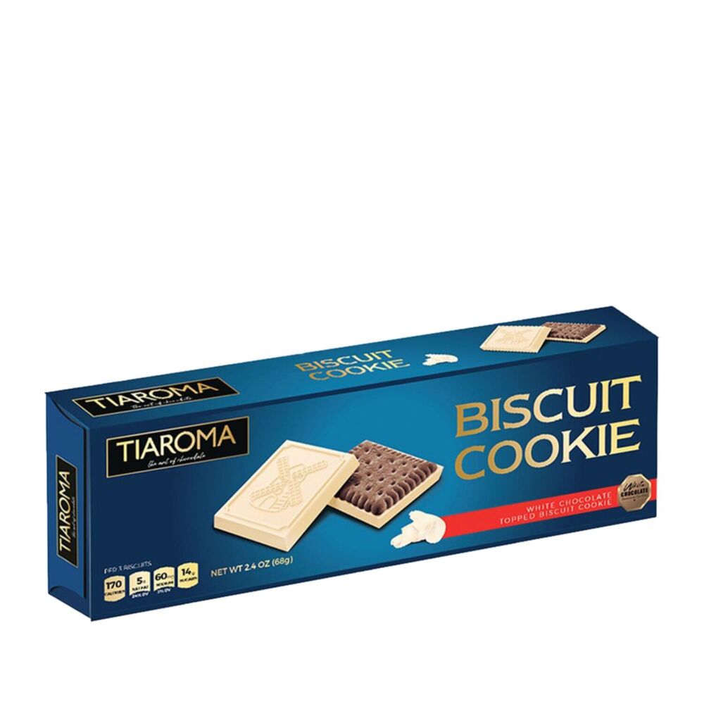 AF Tiaroma Beyaz Çikolatalı Biscuit Cookie 68 Gr 5