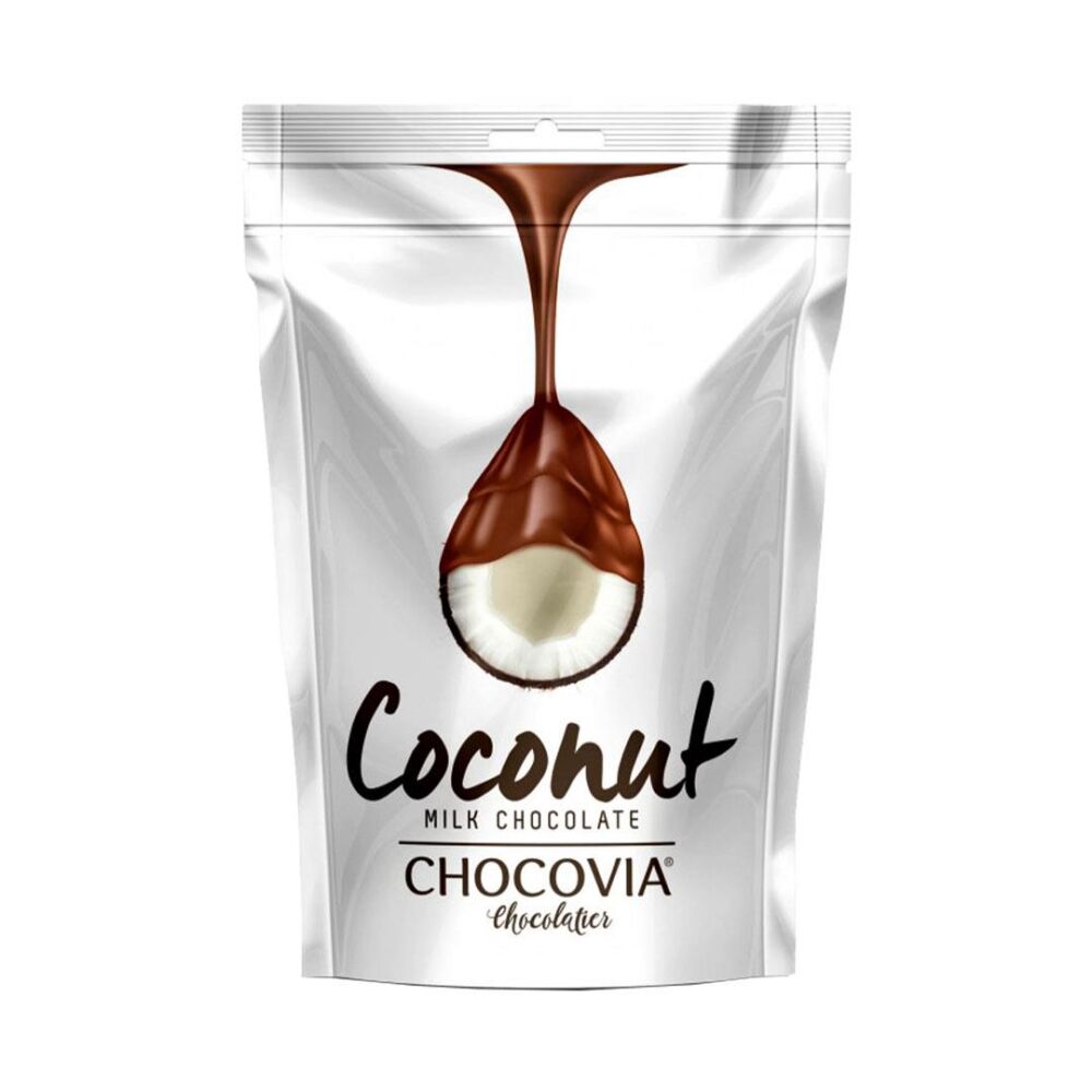 Chocovia Coconut Sütlü Çikolata Kaplı Hindistan Cevizi Draje 90 Gr 5