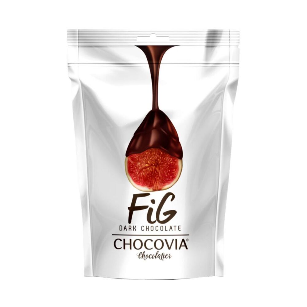 Chocovia Fig Bitter Çikolata Kaplı İncir Draje 90 Gr 5