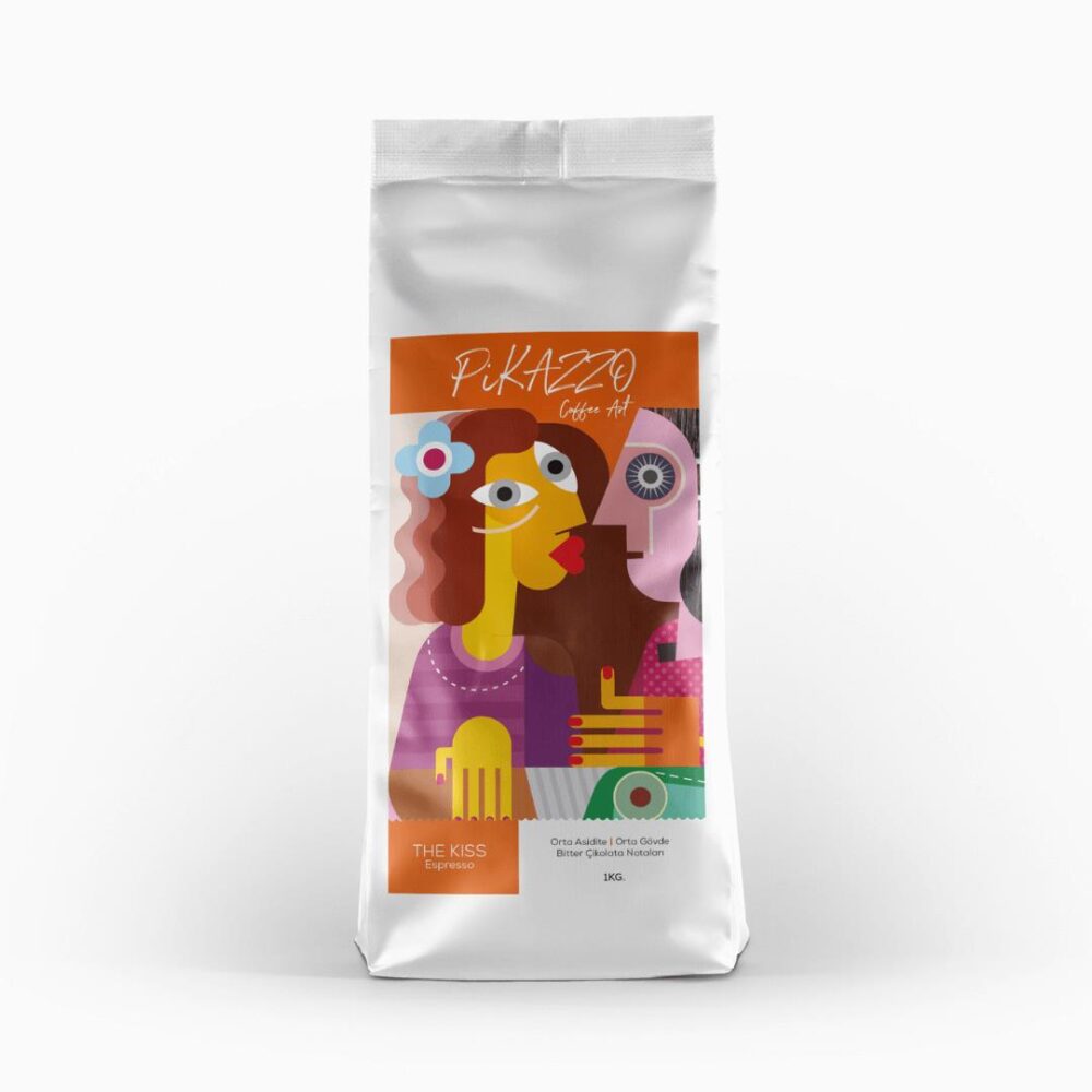 Pikazzo The Kiss Espresso Çekirdek Kahve 1 Kg 5