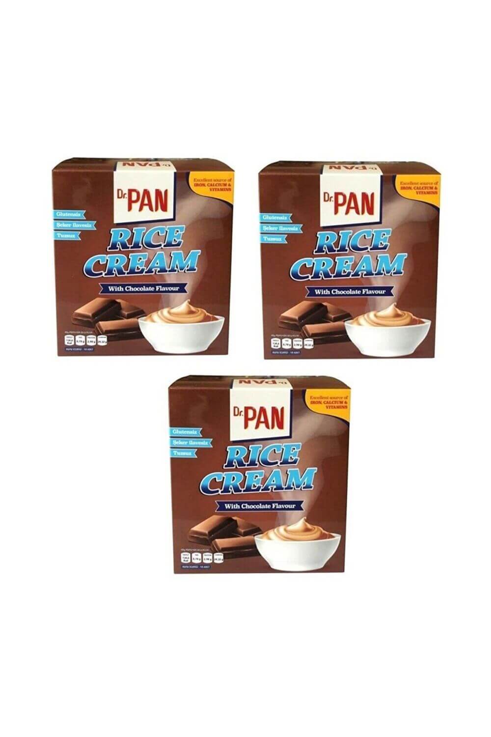 Dr. Pan Çikolata Aromalı Pirinç Kreması 3 x 400 Gr 5