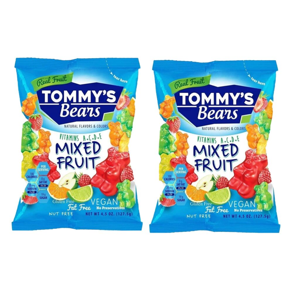 Tommy's Bears Karışık Meyveli Yumuşak Şeker 127.5 Gr x 2 Adet 5